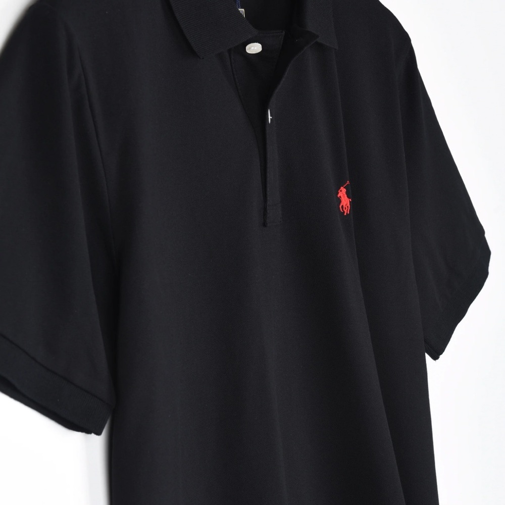 Polo by Ralph Lauren Men's Polo Shirt in Black - Picture 4 of 4
